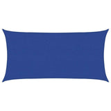 Vidaxl zonnezeil 160 g m² 2x4 m hdpe blauw