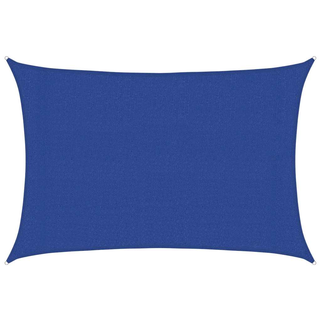 Vidaxl zonnezeil 160 g m² rechthoekig 3x4,5 m hdpe blauw