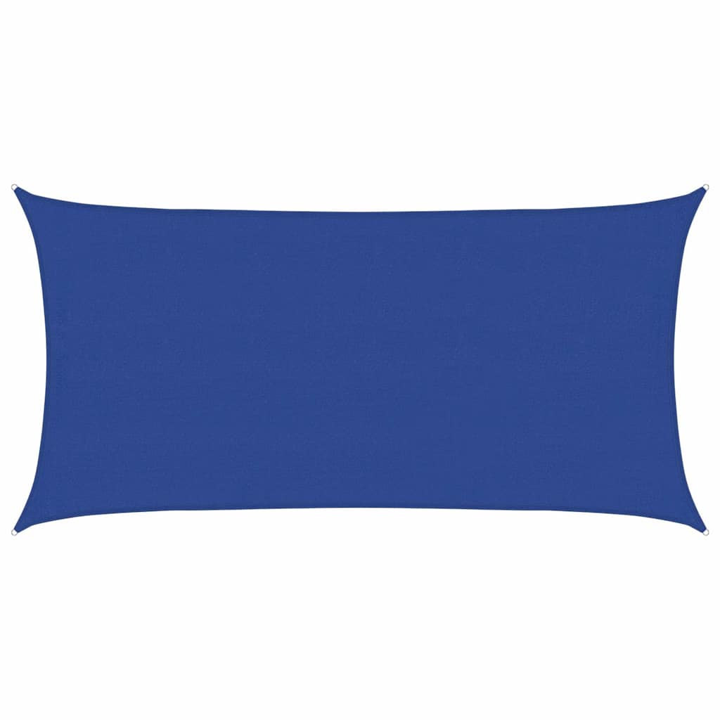 Vidaxl zonnezeil 160 g m² rechthoekig 4x7 m hdpe blauw