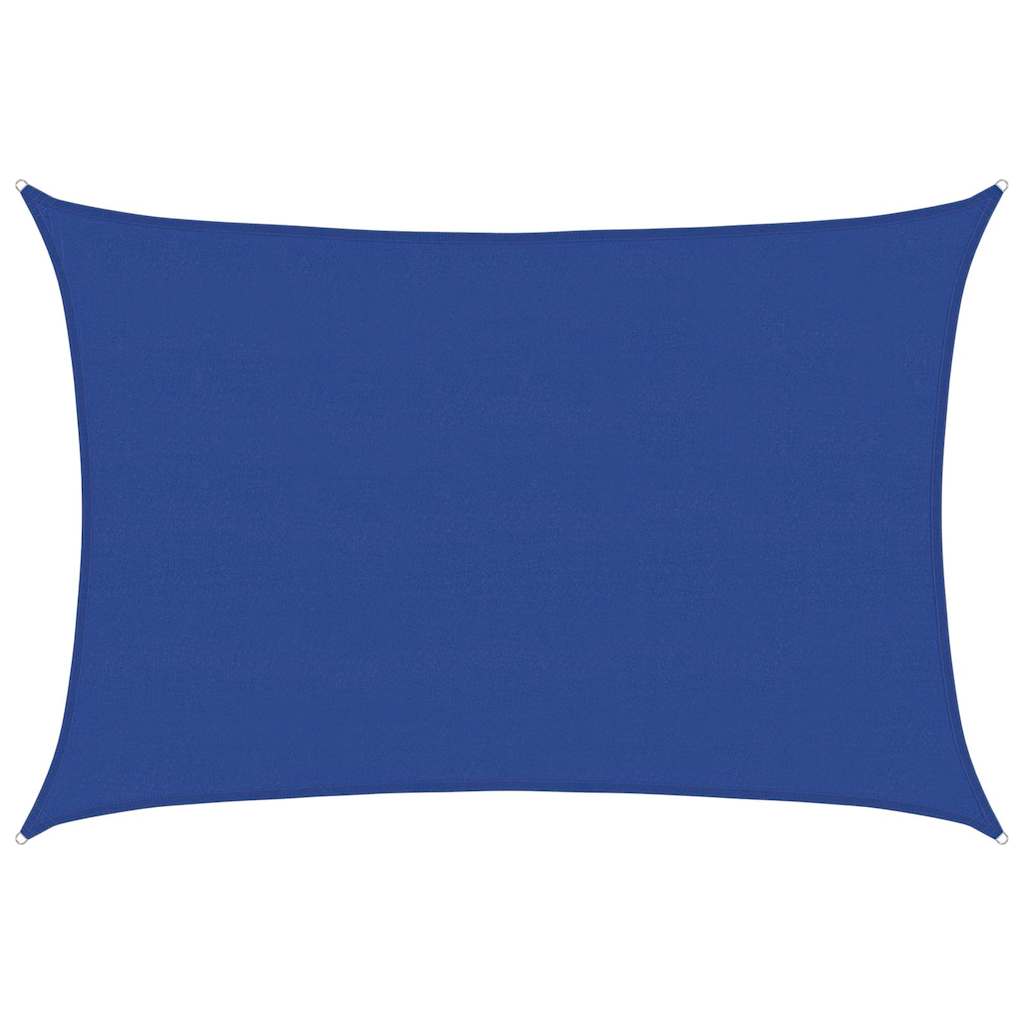 Vidaxl zonnezeil 160 g m² rechthoekig 5x7 m hdpe blauw