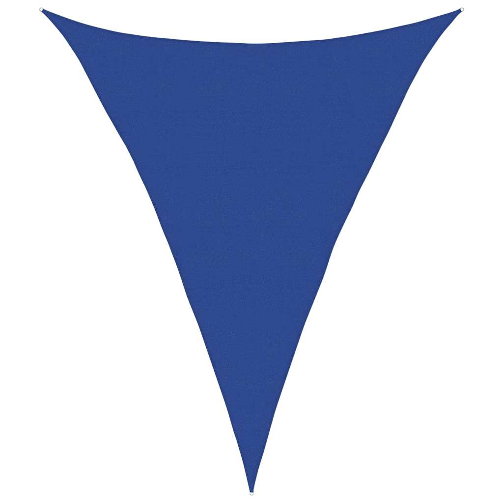 Vidaxl zonnezeil 160 g m² driehoekig 5x6x6 m hdpe blauw