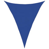 Vidaxl zonnezeil 160 g m² driehoekig 5x6x6 m hdpe blauw
