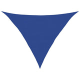 Vidaxl zonnezeil 160 g m² driehoekig 5x5x6 m hdpe blauw
