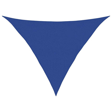 Vidaxl zonnezeil 160 g m² driehoekig 5x5x6 m hdpe blauw