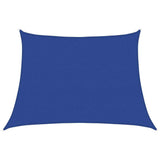 Vidaxl zonnezeil 160 g m² trapezium 4 5x3 m hdpe blauw