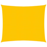 Vidaxl zonnezeil 160 g m² vierkant 5x5 m hdpe geel