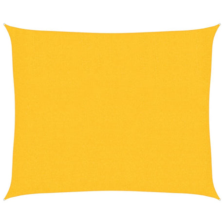 Vidaxl zonnezeil 160 g m² 2,5x3 m hdpe geel