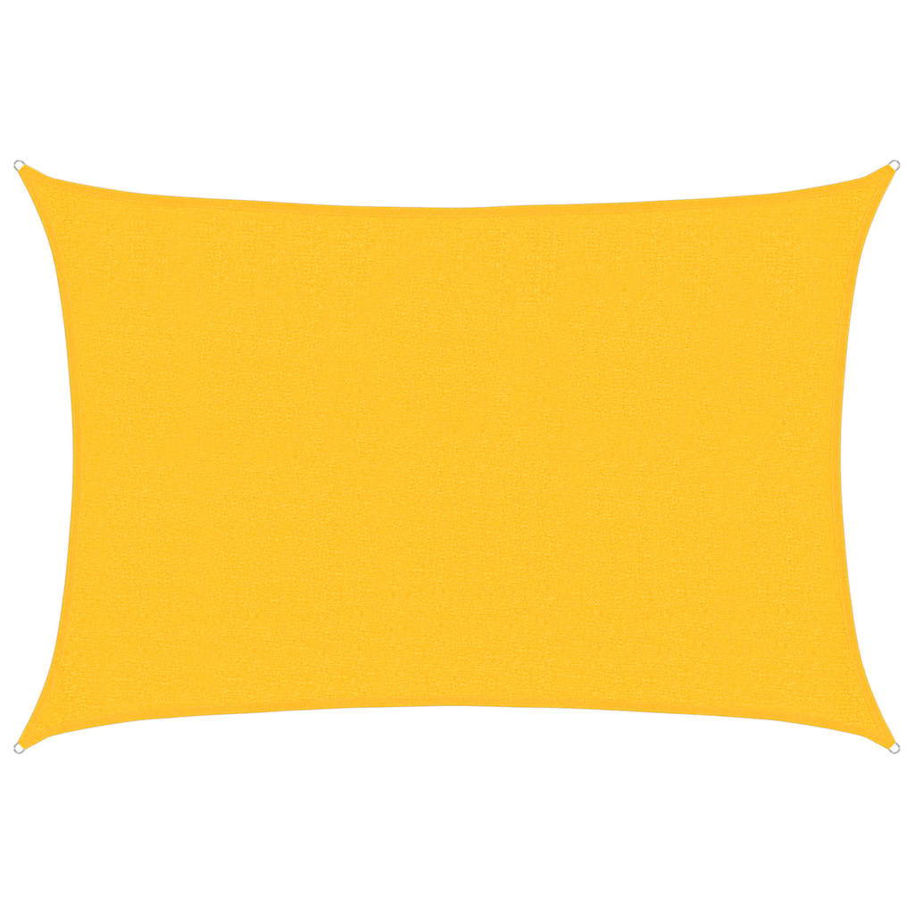 Vidaxl zonnezeil 160 g m² 2,5x4 m hdpe geel
