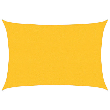 Vidaxl zonnezeil 160 g m² 2,5x4 m hdpe geel