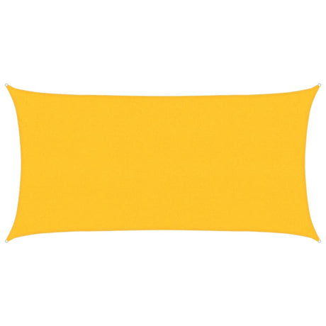 Vidaxl zonnezeil 160 g m² 2,5x4,5 m hdpe geel