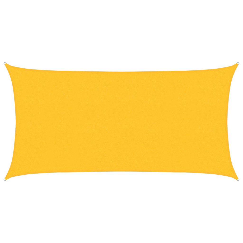 Vidaxl zonnezeil 160 g m² 2,5x5 m hdpe geel