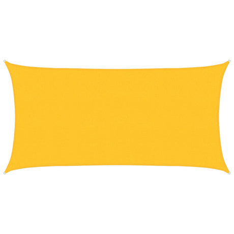 Vidaxl zonnezeil 160 g m² 2,5x5 m hdpe geel