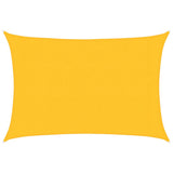 Vidaxl zonnezeil 160 g m² 3x4,5 m hdpe geel