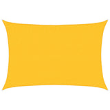 Vidaxl zonnezeil 160 g m² rechthoekig 3,5x5 m hdpe geel