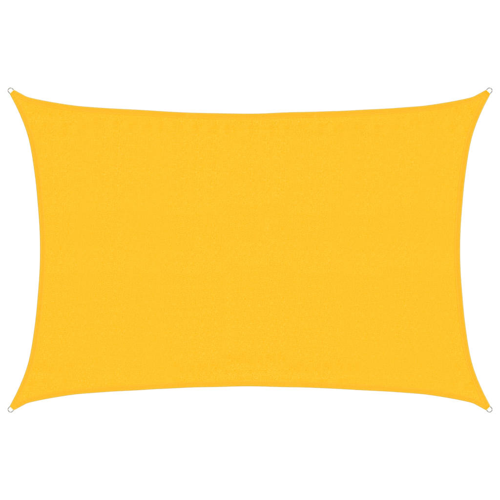 Vidaxl Zonnezeil 160 g m² Rectangular 3.5x5 M HDPE Amarillo