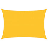 Vidaxl zonnezeil 160 g m² rechthoekig 3,5x5 m hdpe geel
