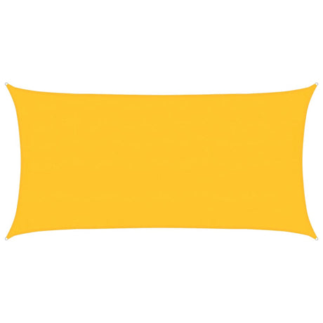 Vidaxl zonnezeil 160 g m² rechthoekig 4x7 m hdpe geel