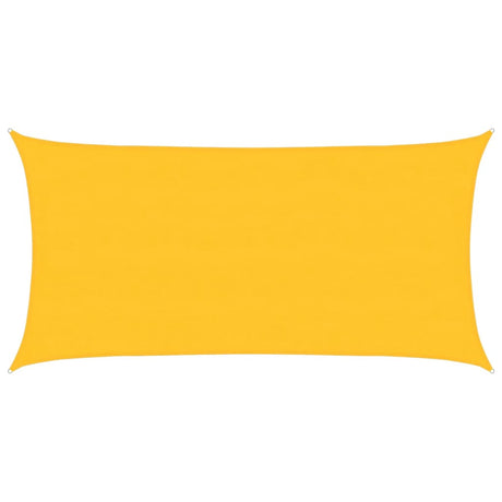 Vidaxl zonnezeil 160 g m² rechthoekig 4x7 m hdpe geel