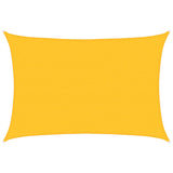 Vidaxl zonnezeil 160 g m² rechthoekig 5x6 m hdpe geel