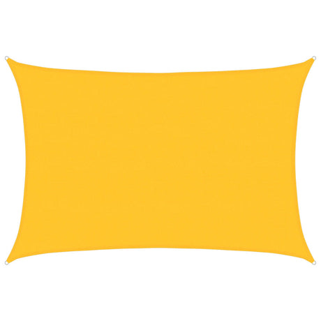 Vidaxl zonnezeil 160 g m² rechthoekig 5x6 m hdpe geel