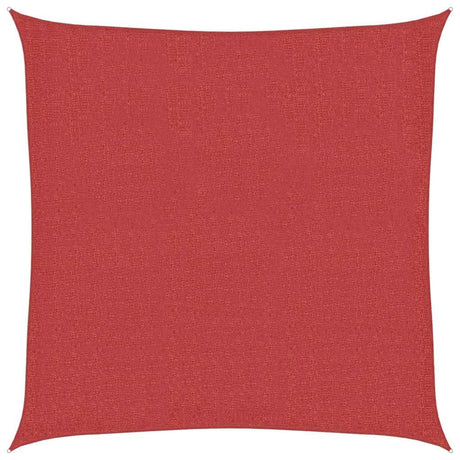Vidaxl zonnezeil 160 g m² 2x2 m hdpe rood