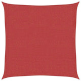Vidaxl zonnezeil 160 g m² 2x2 m hdpe rood