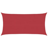 Vidaxl zonnezeil 160 g m² 2x3,5 m hdpe rood