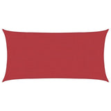 Vidaxl zonnezeil 160 g m² 2x4 m hdpe rood