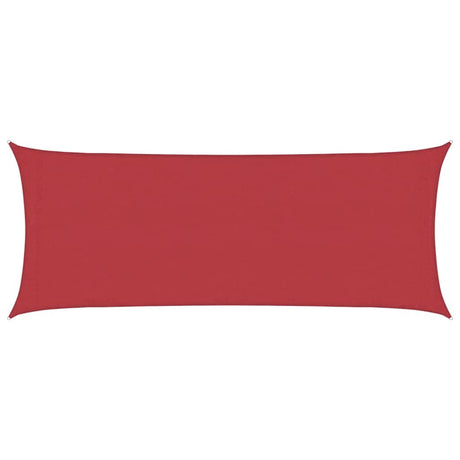 Vidaxl zonnezeil 160 g m² 2x5 m hdpe rood