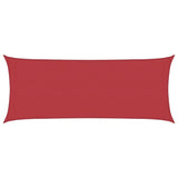 Vidaxl zonnezeil 160 g m² 2x5 m hdpe rood