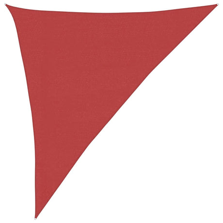 Vidaxl zonnezeil 160 g m² 3x4x5 m hdpe rood