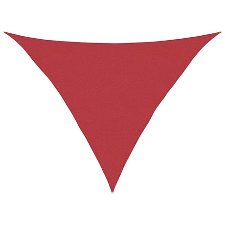 Vidaxl zonnezeil 160 g m² 5x5x6 m hdpe rood