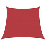 Vidaxl zonnezeil 160 g m² 3 4x3 m hdpe rood