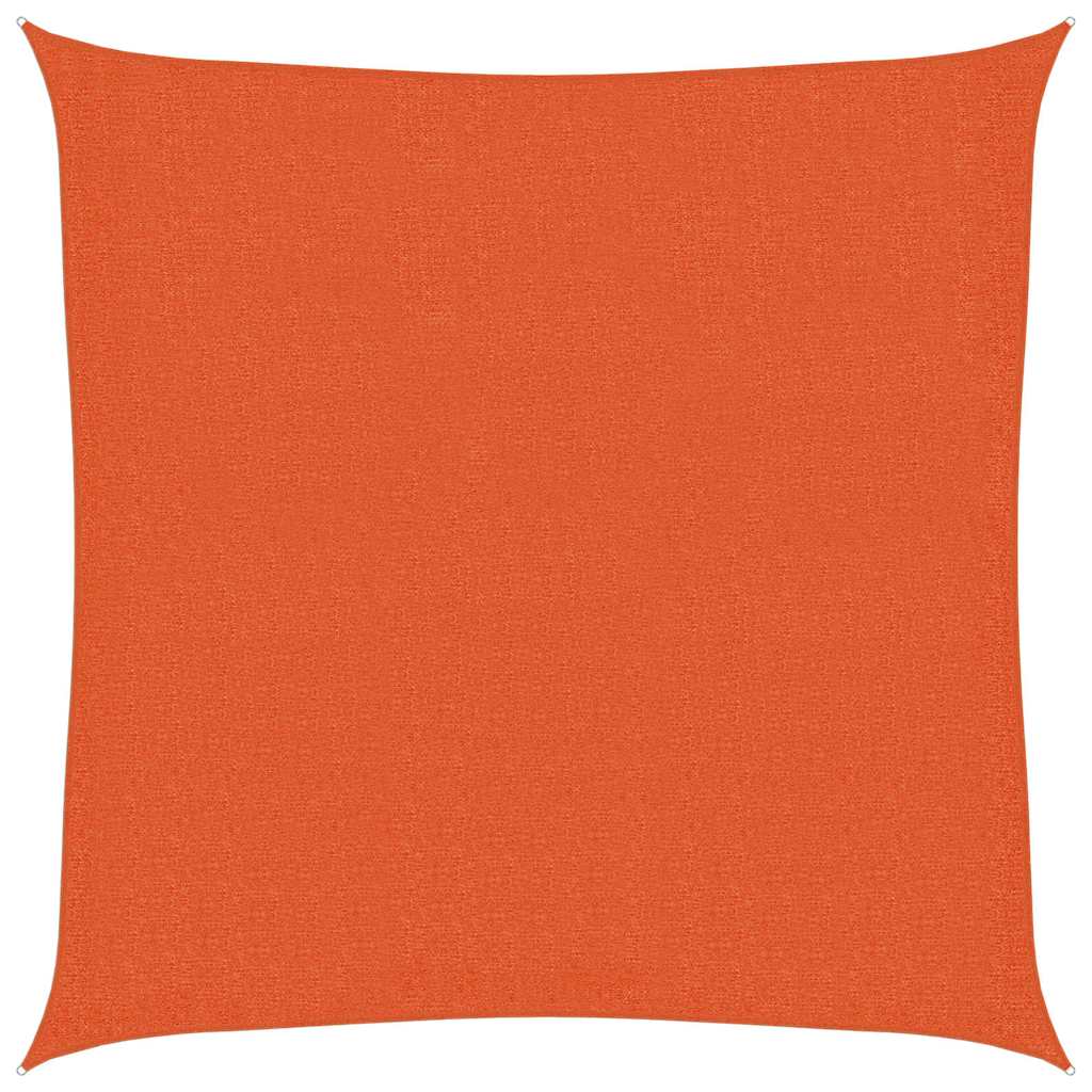 Vidaxl zonnezeil 160 g m² 3,6x3,6 m hdpe oranje