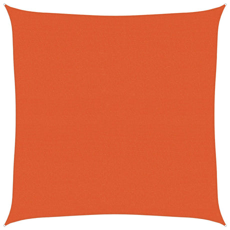 Vidaxl zonnezeil 160 g m² vierkant 4x4 m hdpe oranje