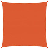 Vidaxl zonnezeil 160 g m² vierkant 4,5x4,5 m hdpe oranje