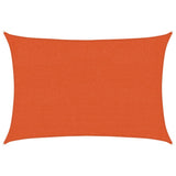 Vidaxl zonnezeil 160 g m² 2x2,5 m hdpe oranje