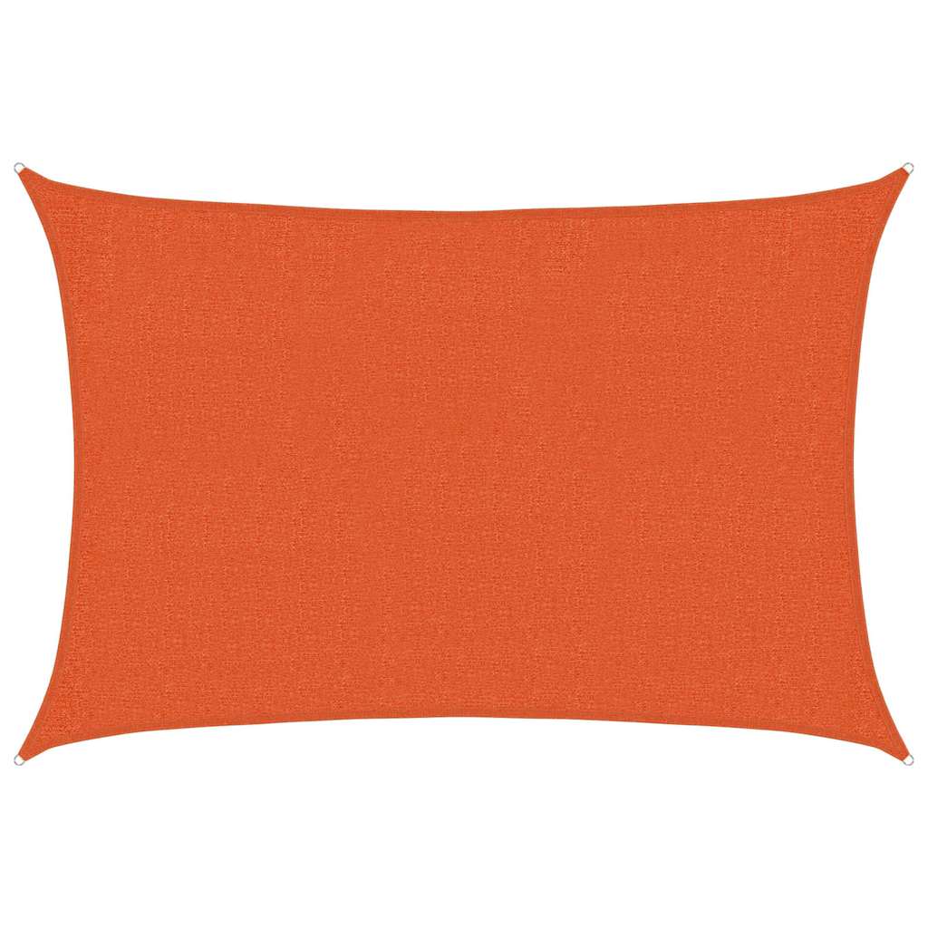 Vidaxl zonnezeil 160 g m² 2x3 m hdpe oranje