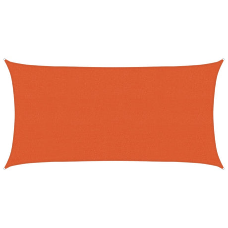 Vidaxl zonnezeil 160 g m² 2x3,5 m hdpe oranje
