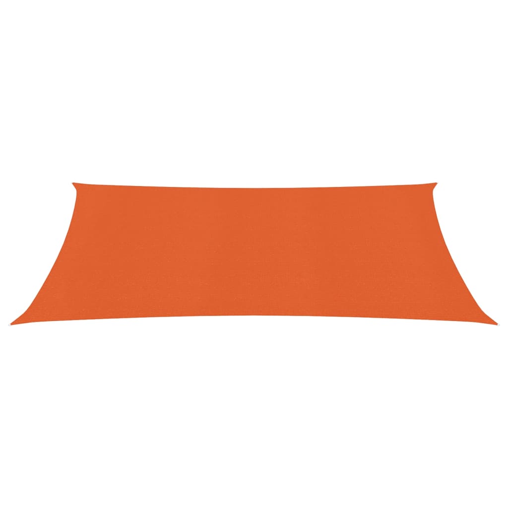 Vidaxl zonnenze 160 g m² ass 2x4 m hdpe oranje