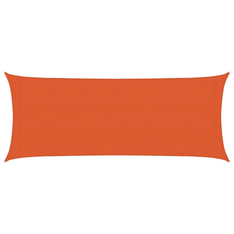 Vidaxl zonnezeil 160 g m² 2x5 m hdpe oranje