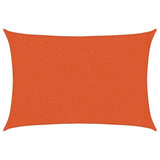Vidaxl zonnezeil 160 g m² 2,5x3,5 m hdpe oranje