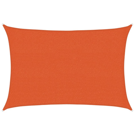 Vidaxl zonnezeil 160 g m² 2,5x3,5 m hdpe oranje