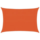 Vidaxl zonnezeil 160 g m² 3x4 m hdpe oranje