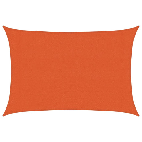 Vidaxl zonnezeil 160 g m² 3x4 m hdpe oranje