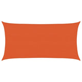 Vidaxl zonnezeil 160 g m² rechthoekig 3x6 m hdpe oranje