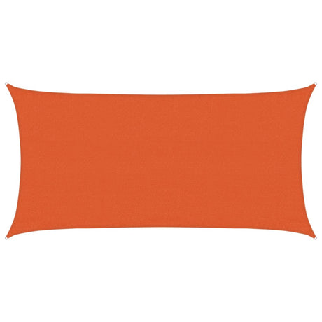 Vidaxl zonnezeil 160 g m² rechthoekig 3x6 m hdpe oranje