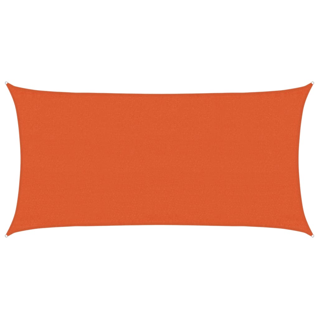 Vidaxl Zonnezeil 160 g m² Rectangular 3x6 m HDPE Oranje