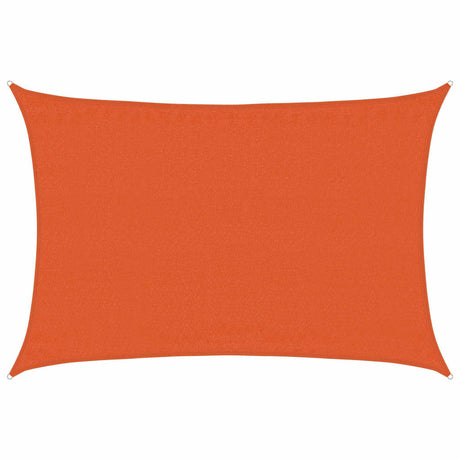 Vidaxl zonnezeil 160 g m² 3,5x4,5 m hdpe oranje
