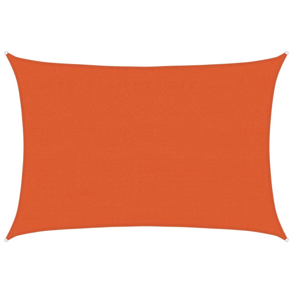 Vidaxl Zonnenzeechen 160 g m² 3.5x5 m hdpe oranje